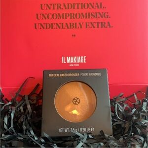 Il Makiage Back to Black Mineral Baked Bronzer Full Size New in Box 7.5g